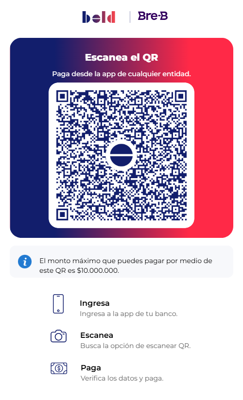 QR Bold Interoperable Bre-B